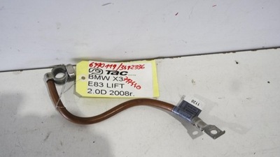 Клема мінусова шланг bmw x3 e83 6990119 фото №1
