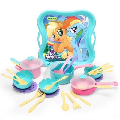 WADER 26070 MY LITTLE PONY ПОДНОС Z NACZYNIAMI