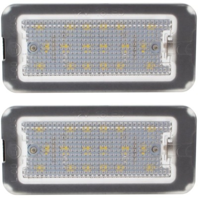 Фонари led подсветка номерного знака регистрационный do fiat 500 2007- фото №1