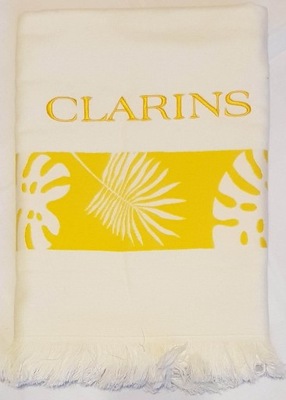 Clarins Ręcznik Plażowy Kąpielowy 100% bawełna