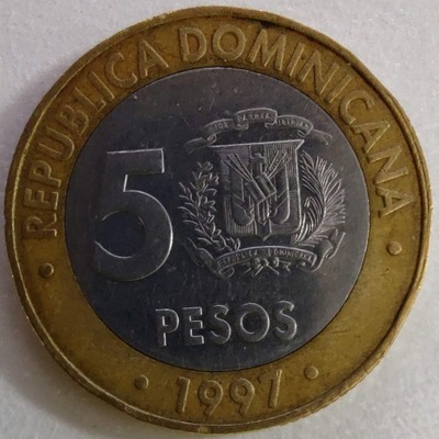 0071 - Republika Dominikańska 5 peso, 1997