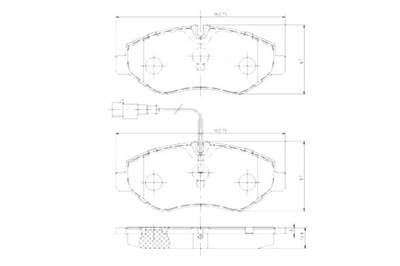 NIPPARTS КОЛОДКИ ДИСКОВІ ТОРМОЗНІ NISSAN CABSTAR 35.15 NIPPARTS фото