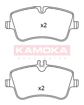 КОЛОДКИ ГАЛЬМІВНІ ПЕРЕД MERCEDES MERCEDES CLK C208