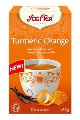 Herbata Turmeric Orange Yogi Tea