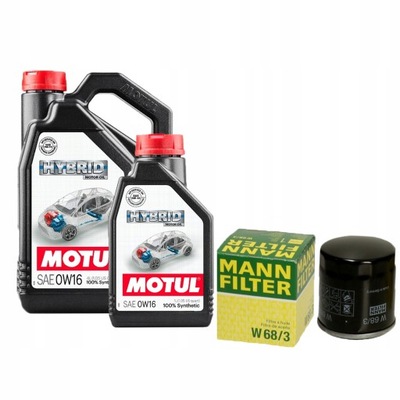 MOTUL HYBRID 0W16 + FILTRO TOYOTA COROLLA 1.8 E21  