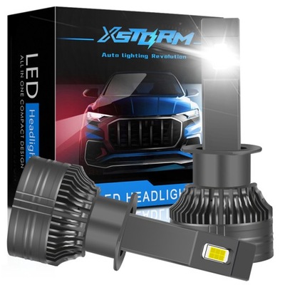 LEMPUTĖS AUTOMOBILINIAI LED XSTORM A10 H1 120W 26000LM GALINGOS CANBUS 7035+ 