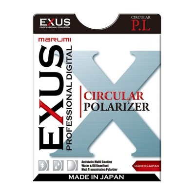 Filtr polaryzacyjny Marumi EXUS CPL 72mm