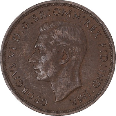 Moneta, Wielka Brytania, 1/2 Penny, 1942