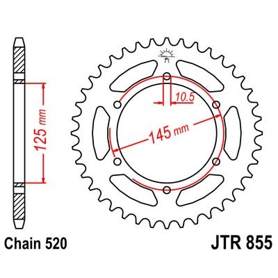 KRUMPLIARATIS GALINĖ JT 48-ZEBOW XJ 600 1992-2003 