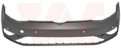 Бампер передний vw golf viii 2017- pdc фото №1