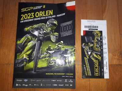 Bilet + program Speedway Grand Prix Warsaw 2023