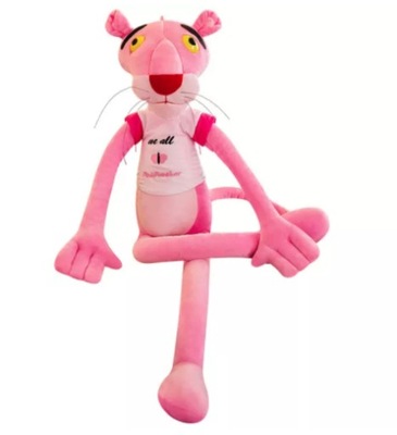 DUŻA MASKOTKA PLUSZAK RÓŻOWA PANTERA PINK PANTHER