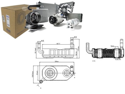 RADIATEUR HUILES BOÎTE DE VITESSES AUTOMATIQUE [NISSENS] - milautoparts.fr