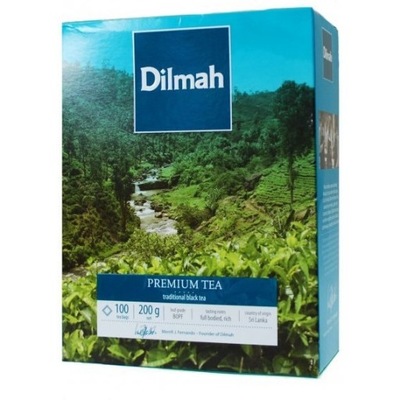 Herbata DILMAH PREMIUM TEA 100szt x2g RG100P PURE