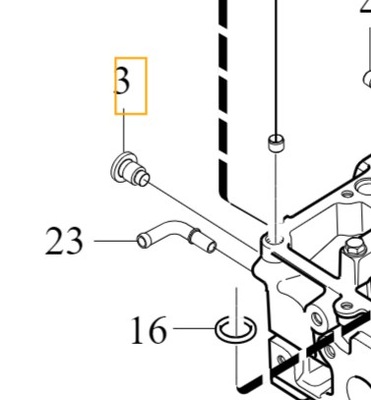 VOLVO C30 V40 S40 V50 S60 V60 S80 V70 ЗАГЛУШКА ГБЦ OE фото