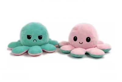 OŚMIORNICA DWUSTRONNA MASKOTKA PLUSZOWA PLUSZAK