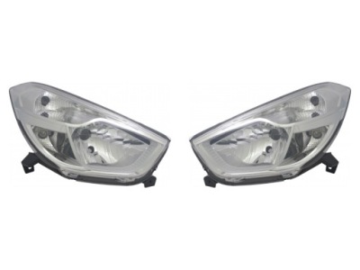 Фара l h4, механічний, drl dacia dokker, lodgy 03.12- фото №1