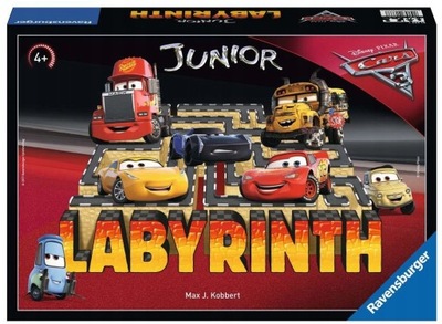 Labirynt Junior Auta 3 Gra Planszowa Ravensburger