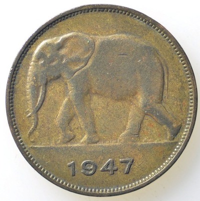 Kongo Belgijskie - 5 franków 1947