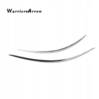 Mercedes e klasa w211 06-09 молдинг бампера хром фото №1