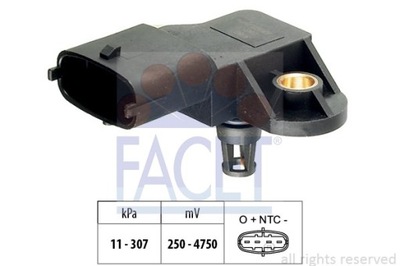 FACET 10.3082 ДАТЧИК ДАВЛЕНИЯ ALFA ROMEO FIAT IVECO OPEL RENAULT