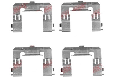 Набір монтажний гальмівних колодок перед ford ranger mazda b-serie bt-50 nissan фото №1