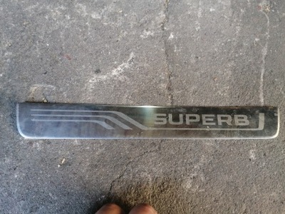 Накладка молдинг поріг skoda superb iii лівий задня фото №1