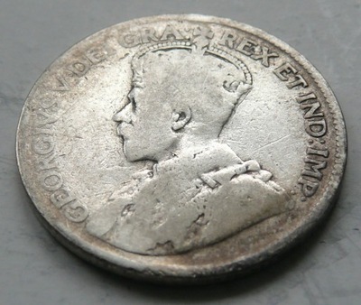 Kanada - 25 cents - 1919 - JERZY V - srebro Ag (2)
