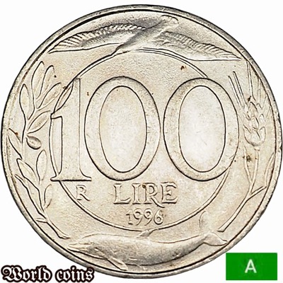 100 LIR 1996 WŁOCHY