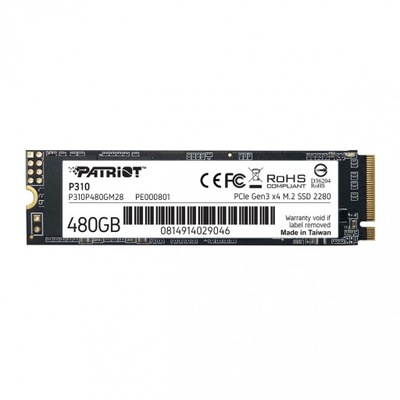 Dysk SSD P310 480GB M.2 2280 1700/1500 PCIe NVMe