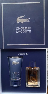 Lacoste L'Homme zestaw woda toaletowa 100ml EDT + żel pod prysznic 150ml