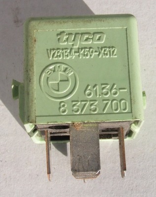 RELĖ BMW ŽALIAS 8373700 6136373700 TYCO V23134-K59-X312 