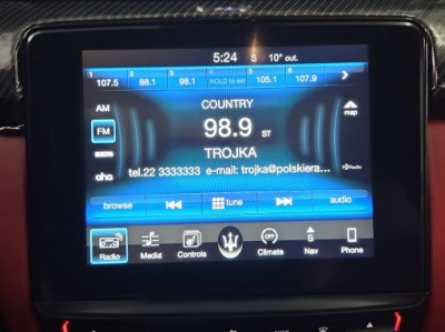 Дисплей maserati quattroporte vi 13- 670100905 монітор фото №1