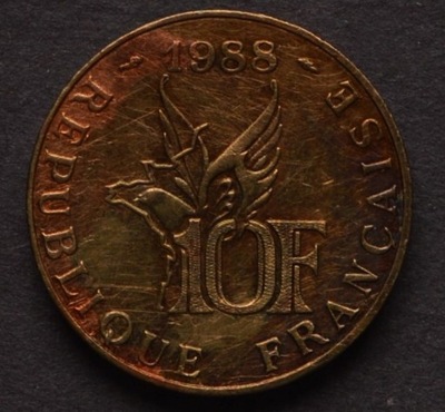 Francja - 10 franków 1988