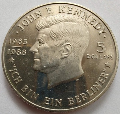 1967 - Niue 5 dolarów, 1988
