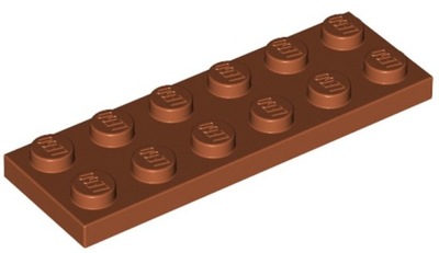 LEGO Płytka 2x6 C. Pomarańczowa (3795/6219673)
