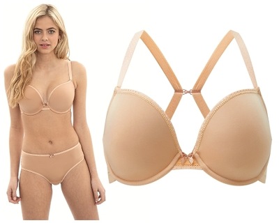 70H Cleo by Panache Koko biustonosz plunge caramel