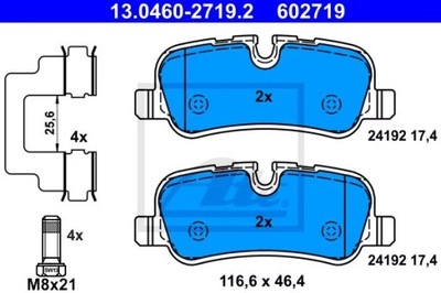 13.0460-2719.2 ZAPATAS HAM.TYL LANDROVER DISCOVERY 04-  