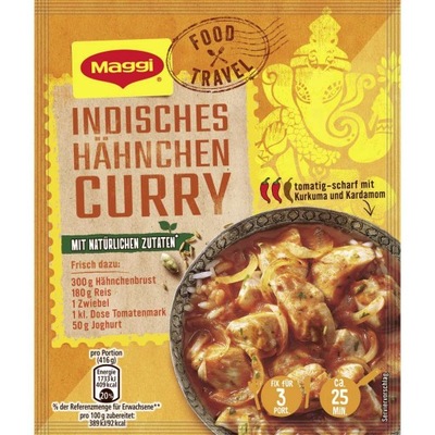 MAGGI * INDISCHES HAHNCHEN CURRY KURCZAK PO INDYJSKU FIX
