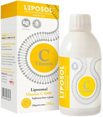 Vitamín C 1000 LIPOSOMAL 250ml Aliness LIPOSOL Imunita Únava