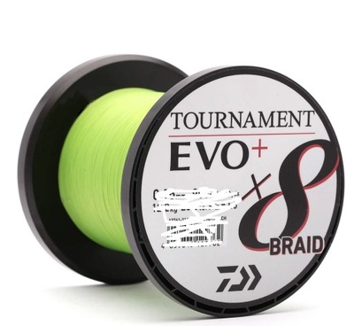 Daiwa Tournament 8 Braid EVO+ 0,14mm Chartreuse