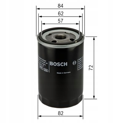 BOSCH 0 451 103 316 FILTER OILS HYUNDAI KIA  