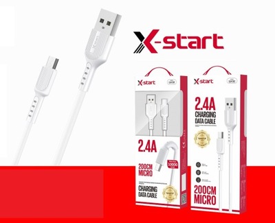 Kabel USB 2,4A MICRO 200cm X-start SJX-202