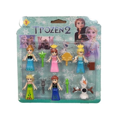 FIGURKI KRAINA LODU FROZEN 2 6 SZTUK