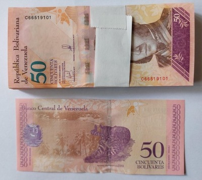 50 bolivares WENEZUELA 2018 - STAN UNC - P-105a