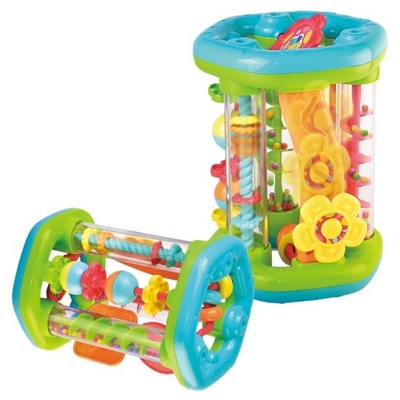 DUMEL DISCOVERY KOLOROWY ROLER GRZECHOTKA ZABAWKA DO NAUKI RACZKOWANIA +6m