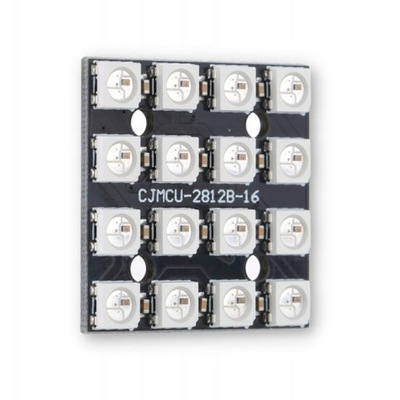 MODUŁ MATRYCY RGB OŚWIETLENIE 16 LED 4X4 MODUŁ WS2812B 5050