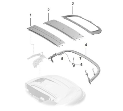 Трос натяжная porsche 992 carrera 4s 9p1871599 фото №1