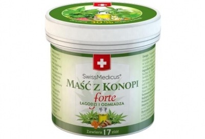 SwissMedicus maść z konopi forte łagodzi i odmładza 125 ml