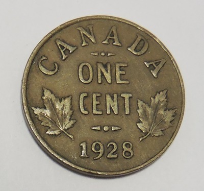 KANADA 1 cents 1928